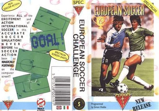 European Soccer Challenge box art for ZX Spectrum